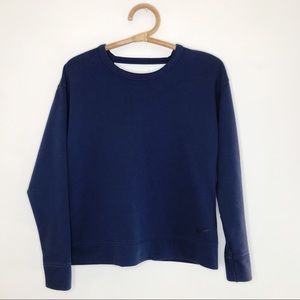 NIKE Women’s Dri-Fit Open Back Sweater Pullover XS